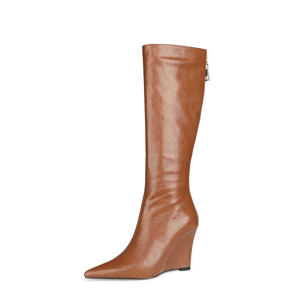 Femme High-Wedge Over-the-Knee Støvler Stilla