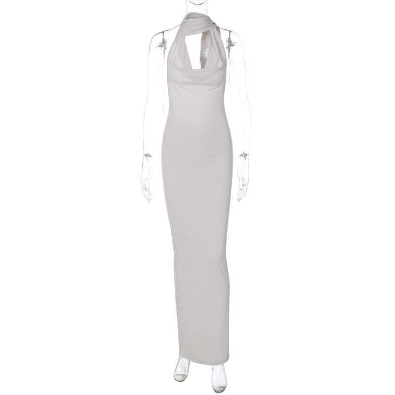Dame Elegant Jumpsuit med asymmetrisk design og flydende stof Stilla