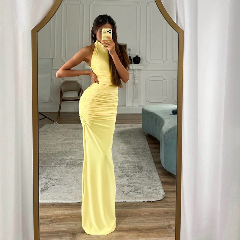 Dame Elegant Cut-Out Aftenkjole Stilla