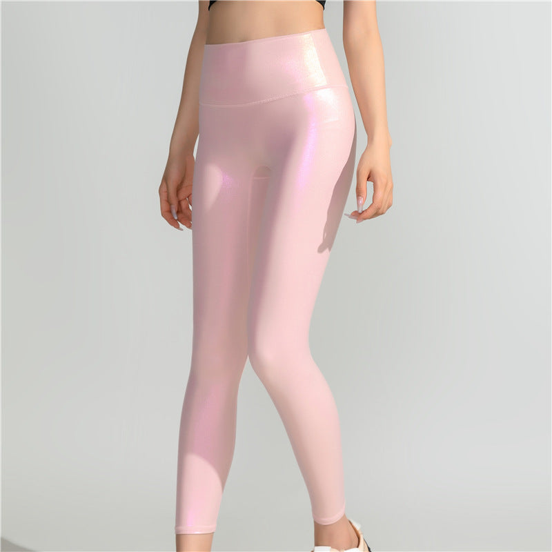 Dame Højtaljede Shimmer Leggings Stilla
