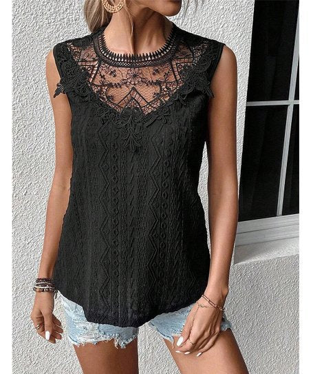 Dame Spids-Forbundet Boho Top Stilla