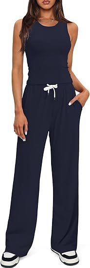 Dame fritids overalls med bredt ben og justerbar talje Stilla