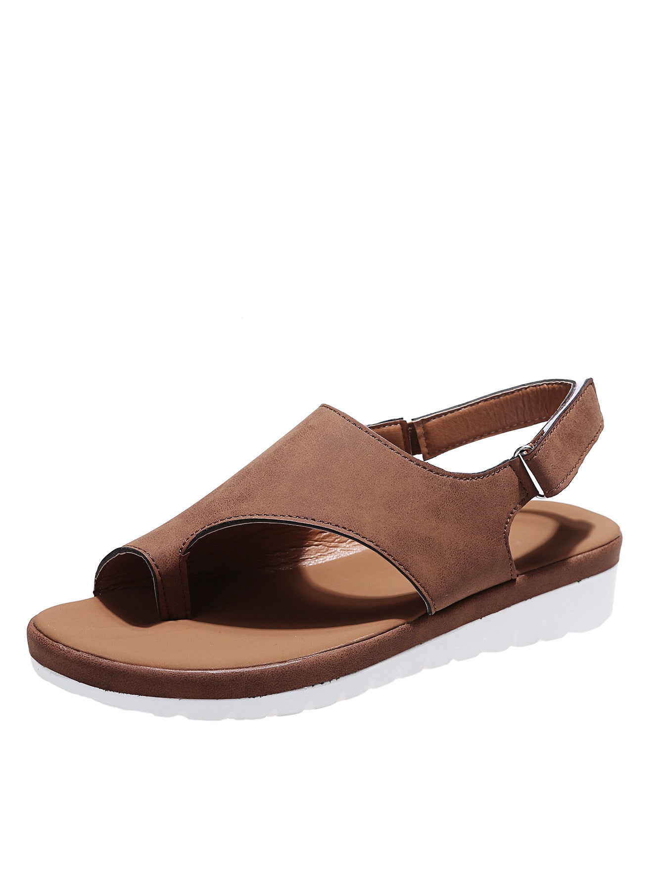 Dame Behagelige Tåsplit Sandaler med anatomisk fodbund og elastisk remdesign Stilla