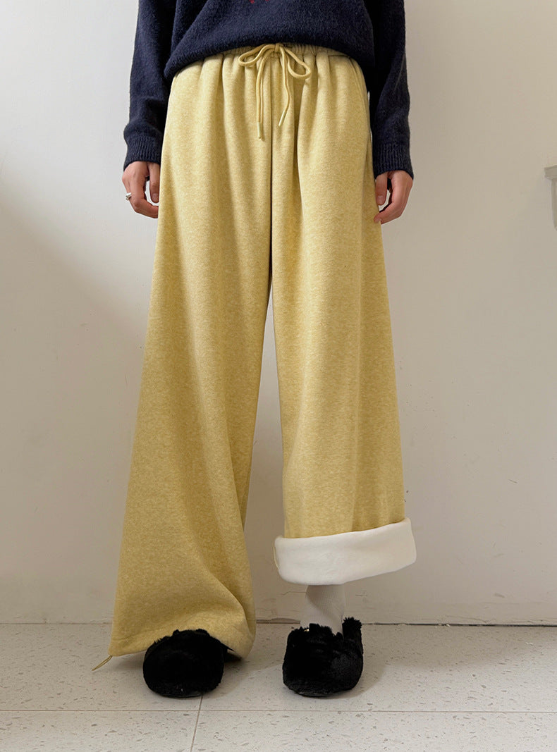 Dame afslappet fritidbukser med elastisk talje og blødt materiale Stilla