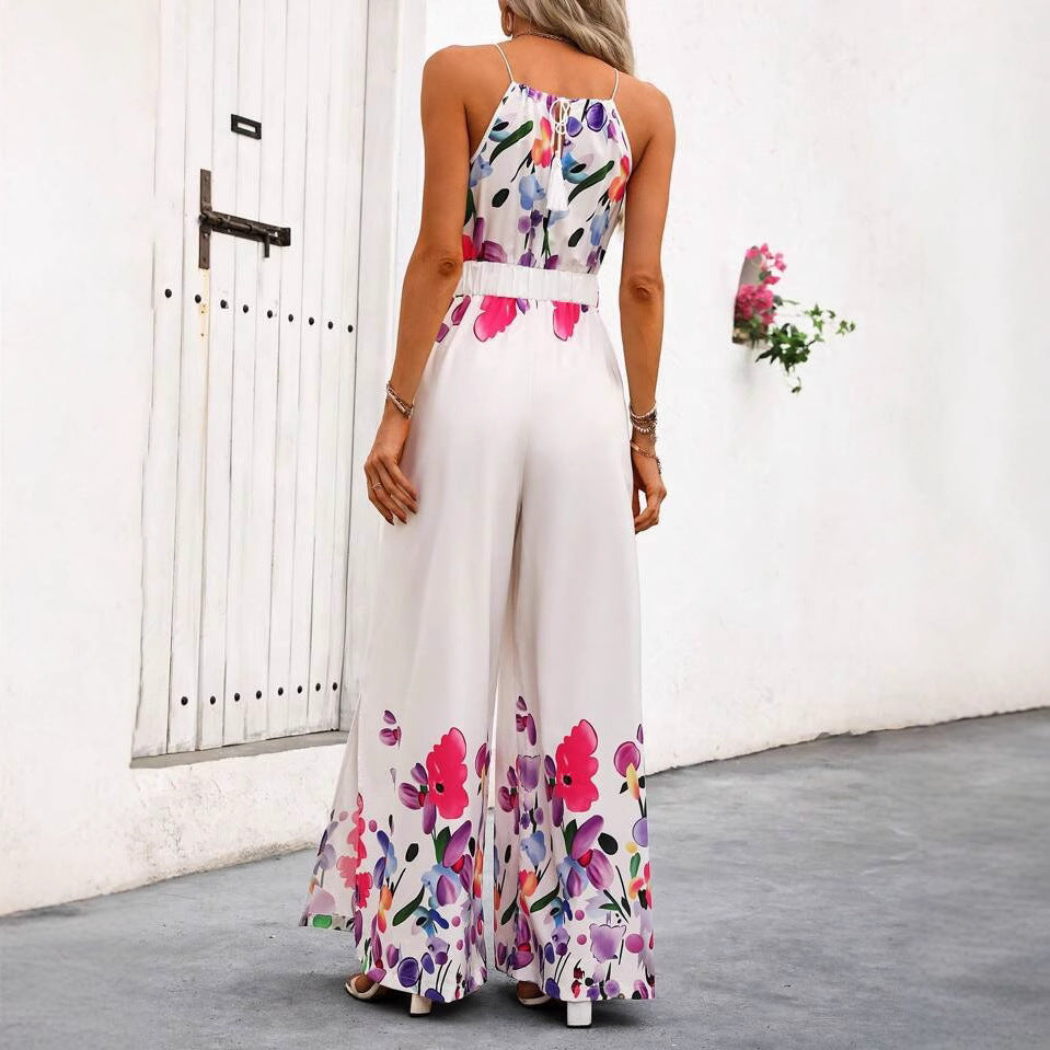 Dame Blomster Bred Ben Jumpsuit Stilla