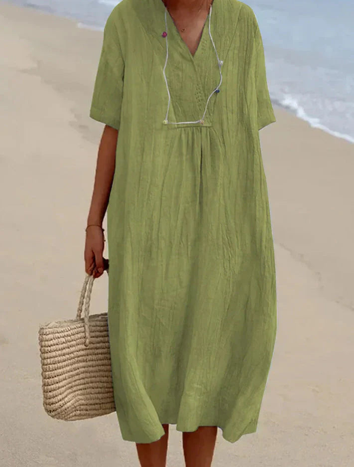 Stilla | Linned Let Sommerkjole
