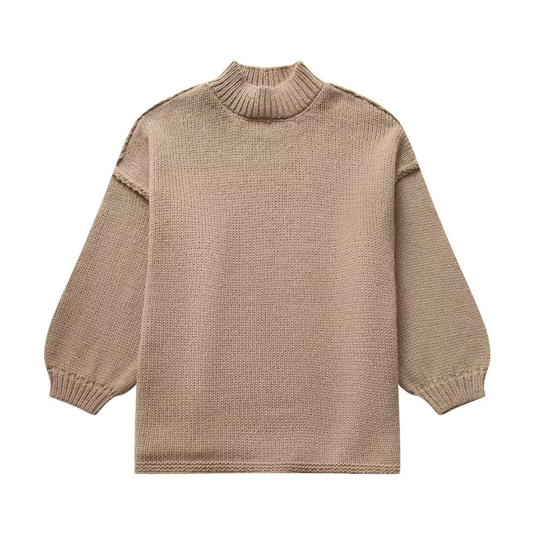 Femme Textured Knit Sweater Stilla
