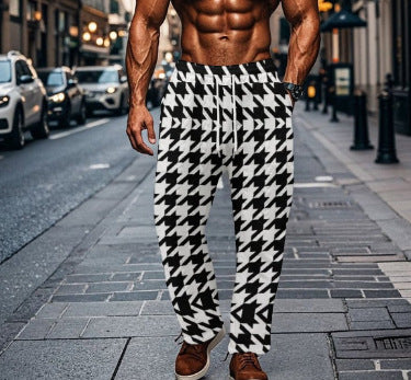 Dame afslappede ternede bukser Stilla