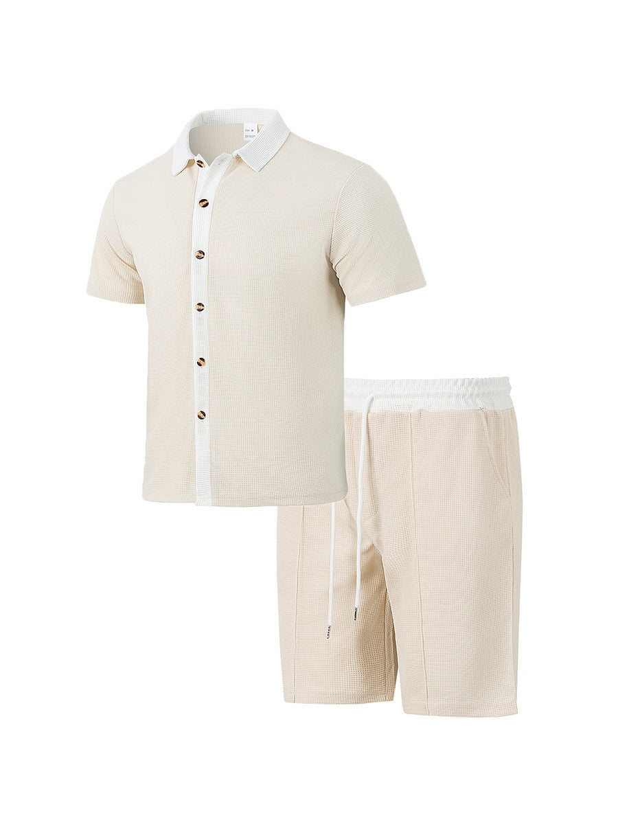 Herre afslappet overdel med shorts Stilla