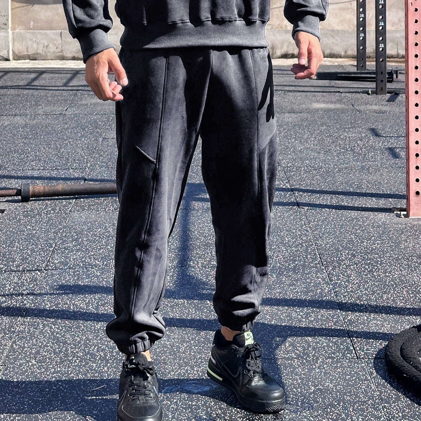 Herrer Sportslige Sweatpants med elastisk talje og lommer Stilla
