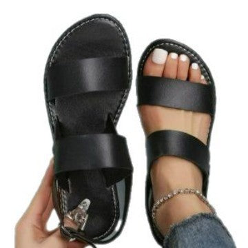 Dame Komfortable Sandaler med brede Remme og anatomisk formet Sål Stilla