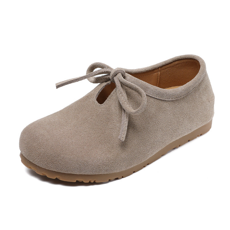 Kvinder Fritid Suede Hjemmesko med SløjfDetail Stilla