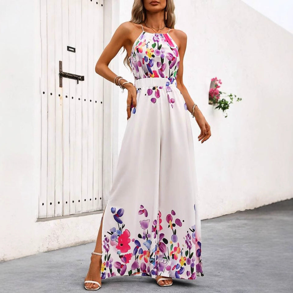 Dame Blomster Bred Ben Jumpsuit Stilla