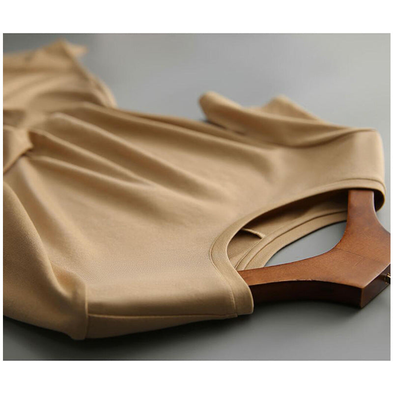 Damer Elegant Kjole med Knoten Detalje og Fashionabel Snit Stilla