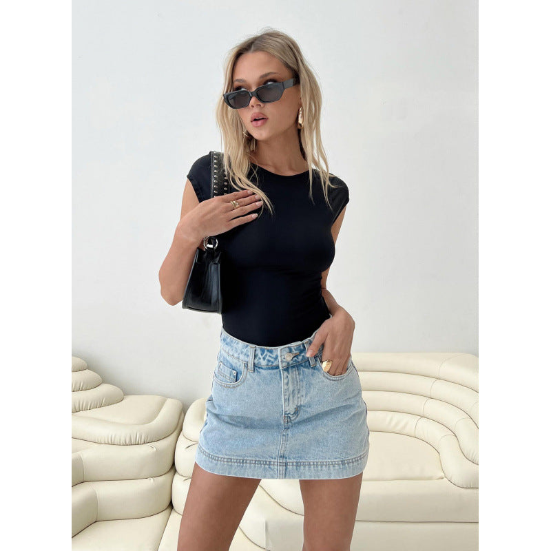 Dame Skulptureret Taljeret Bodysuit Stilla
