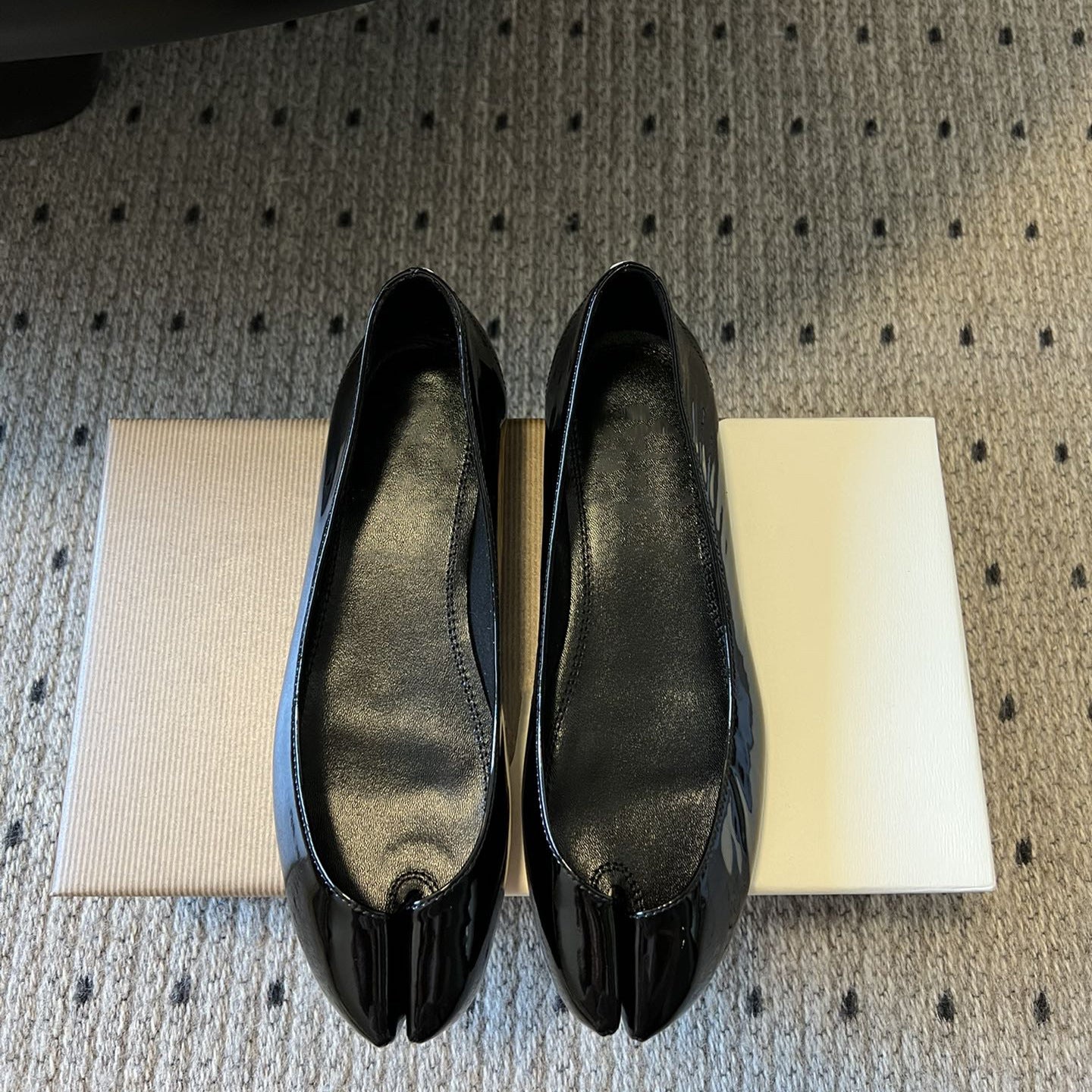 Dame Elegant Patenteret Læder Ballerina Flats Stilla