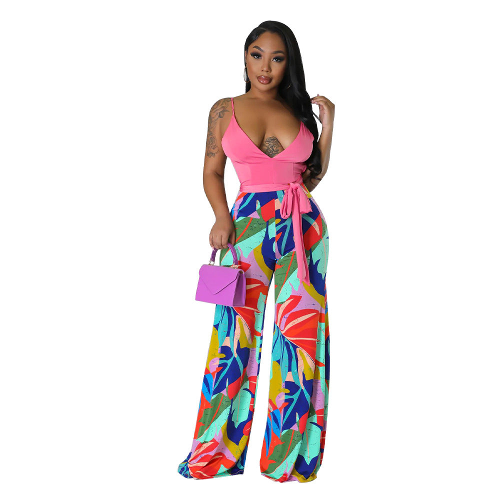 Dame Jumpsuit med flydende snit og elegant taljering Stilla