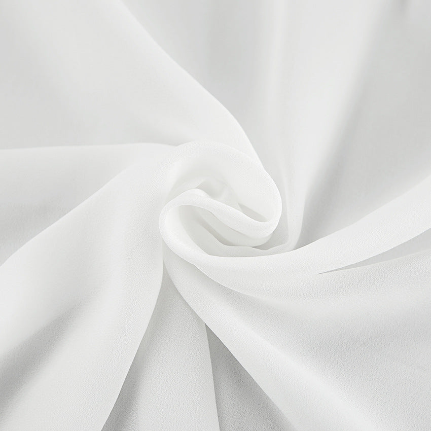 Dame blouse med smart sløjfe krave og elegant snit Stilla
