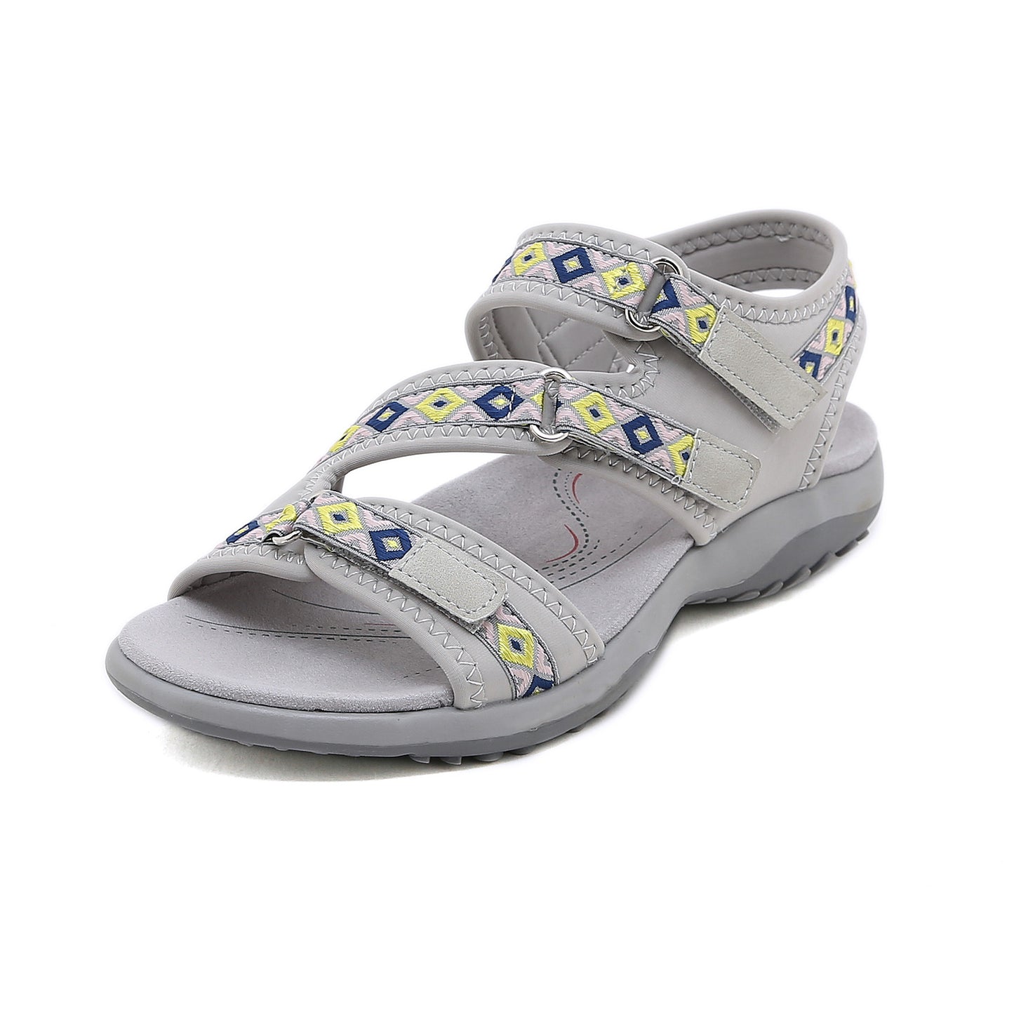 Dame Sporty Trekking-Sandaler med justerbare stropper og skridsikker sål Stilla