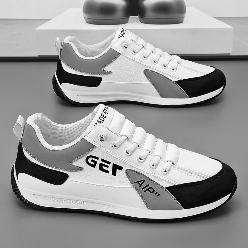 Herrer Mode Lace-Up Sneakers med åndbare indsats Stilla