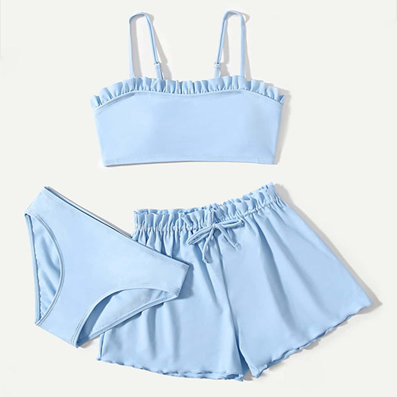 Dame bikini-sæt med smal top og komfortable shorts Stilla