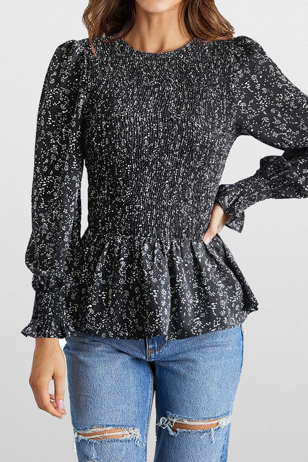 Stilla | Øjeblikket Floral Smocked Top