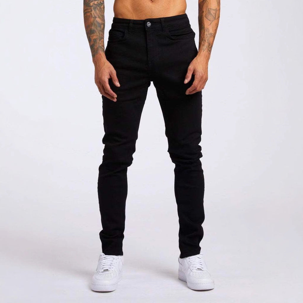 Herre Slim Fit Jeans med høj elasticitet og moderne design Stilla