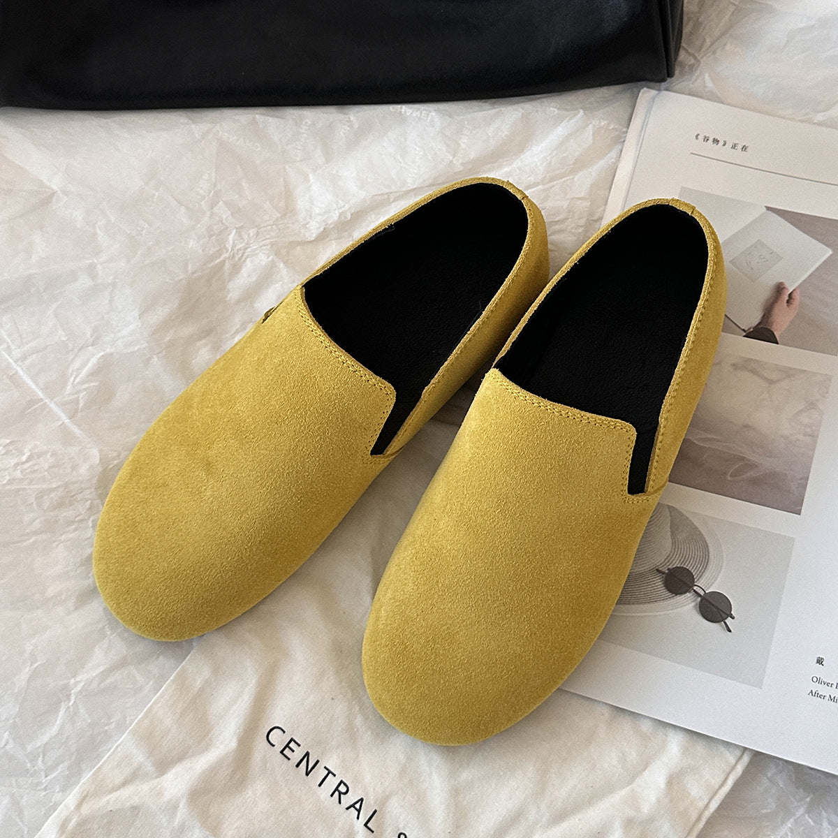 Femme SUEDE Slipper Mules Stilla