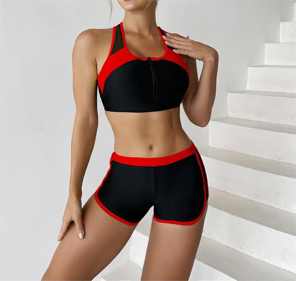 Dame sport-bikini-sæt med høj bærekomfort og stilfuldt design Stilla