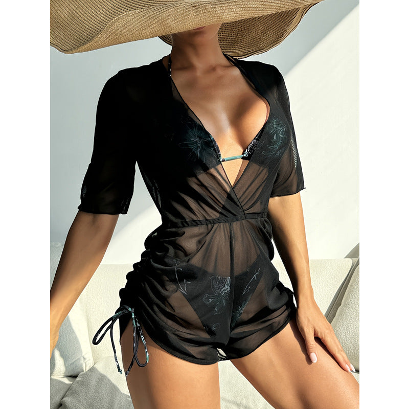 Femme Gennemsigtig Cover-Up Jumpsuit Stilla