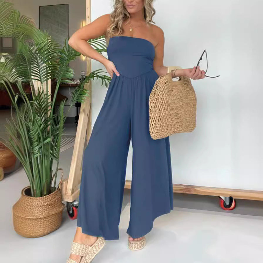 Kvinde Strapless Bred Ben Jumpsuit Stilla 1750322261