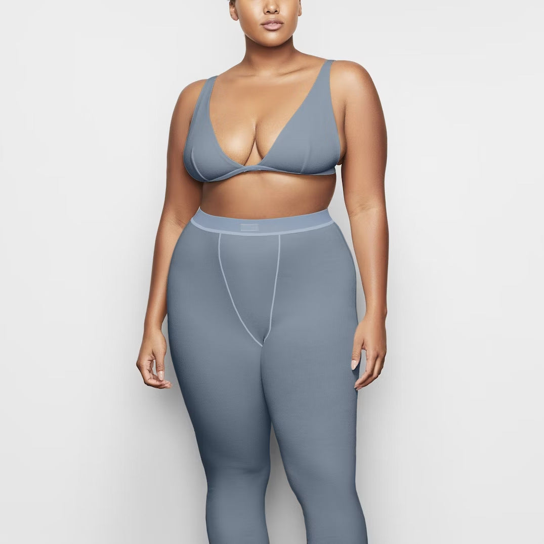 Damer Comfort-Fit Sport-BH og Leggings Sæt Stilla