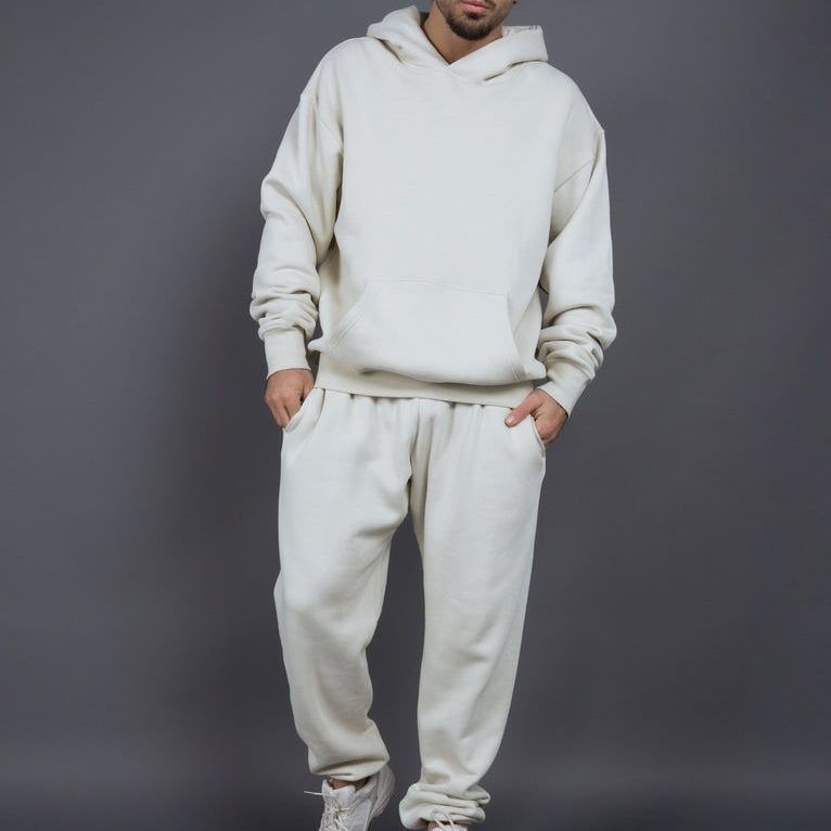 Herrer Behagelig Hoodie og Joggingbukser Sæt Stilla