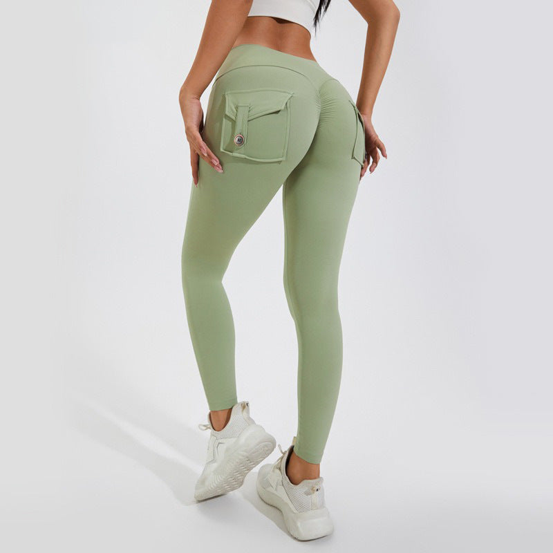 Damer Sporty Leggings med praktiske lommer Stilla