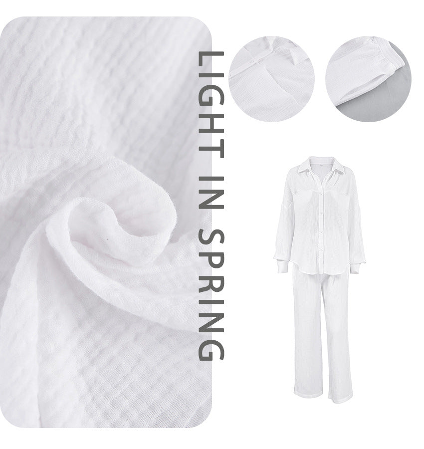 Dame fritids-jumpsuit lavet af let, åndbart stof med elegant struktur Stilla