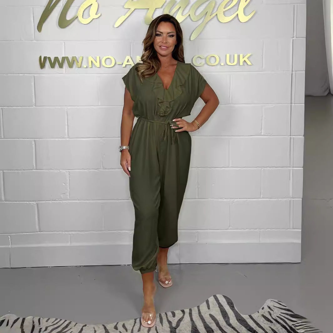 Dame Romantisk Jumpsuit Stiila