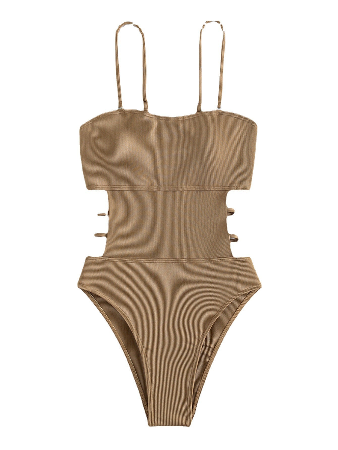 Dame jumpsuit badedragt med side cut-outs og justerbare spaghetti-stropper Stilla