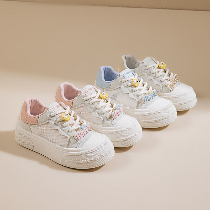 Dame Chunky Sneakers med legende design og åndbar mesh-overflade Stilla