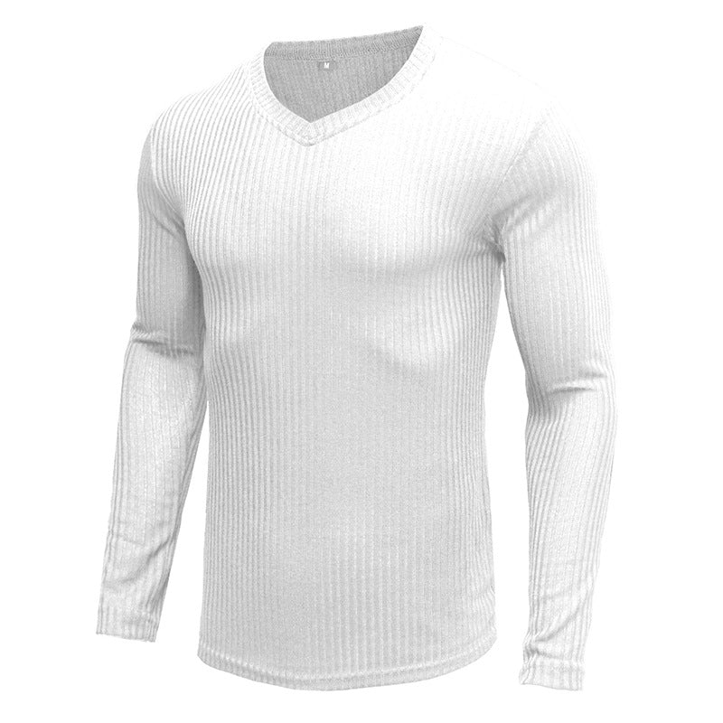 Herrer V-hals cardigan lavet af kvalitets ribstrik Stilla