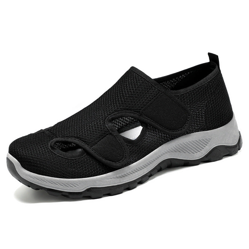 Dame Fleksible Slip-On Sportssko med åndbart netdesign og dæmpende sål Stilla