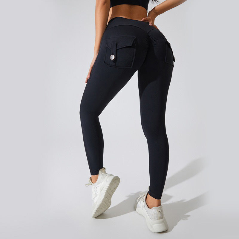Damer Sporty Leggings med praktiske lommer Stilla