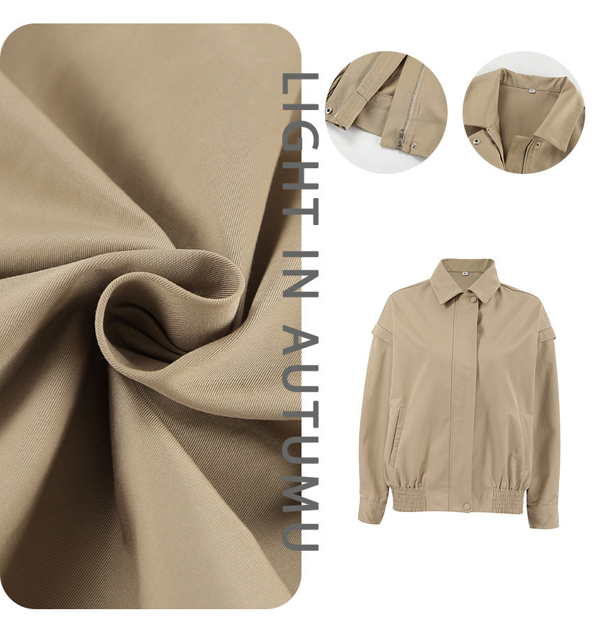 Dame afslappet oversized jakke med moderne snit og praktiske lommer Stilla