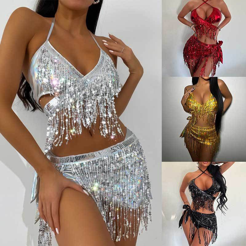 Dame glitrende festival-outfit Stilla