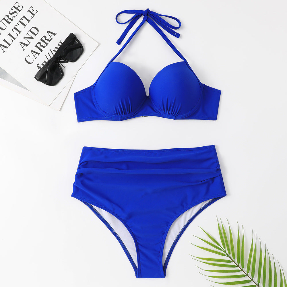 Bikini-sæt til damer med halterneck og polstring Stilla