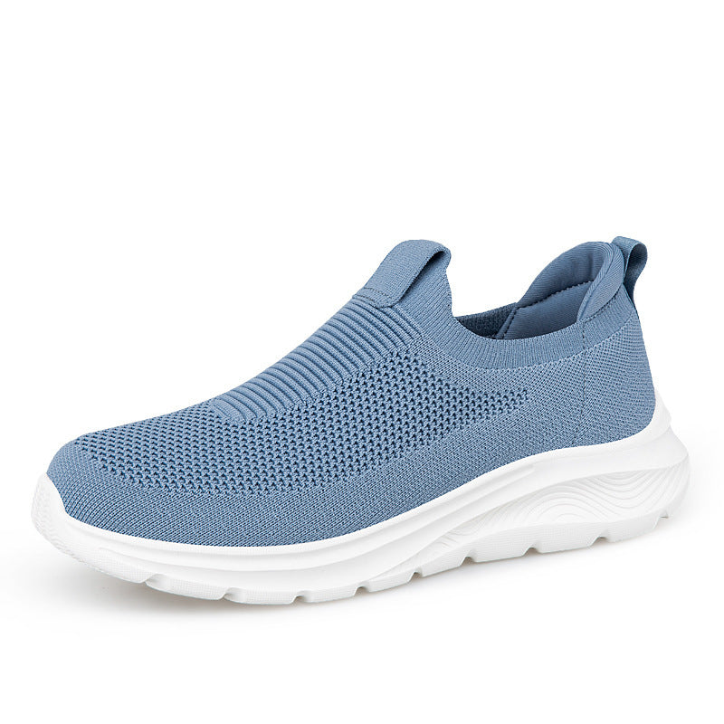 Dame Slip-On Sport Sneakers med åndbart strikdesign Stilla