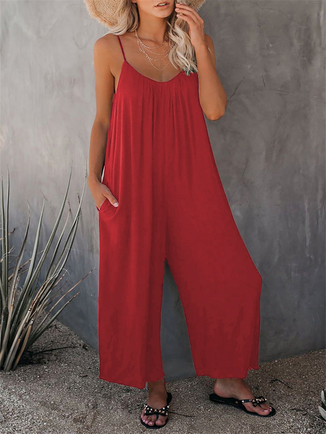 Dame Bohemian Løst Sidende Jumpsuit Stilla
