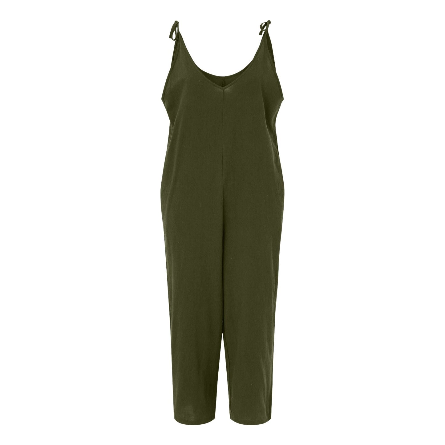 Dame Fritids Spaghetti-strop Jumpsuit Stilla