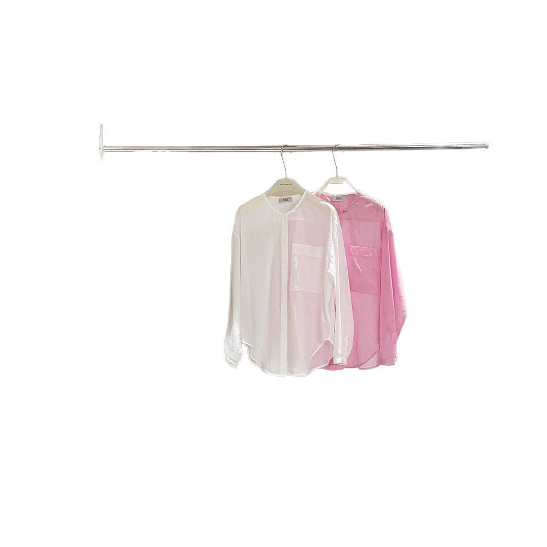 Dame afslappet bluse med linlook Stilla