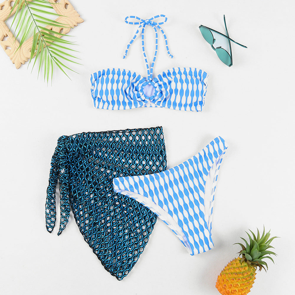 Dame Bikini-Sæt med trendy knude detalje og kvalitetsstof Stilla