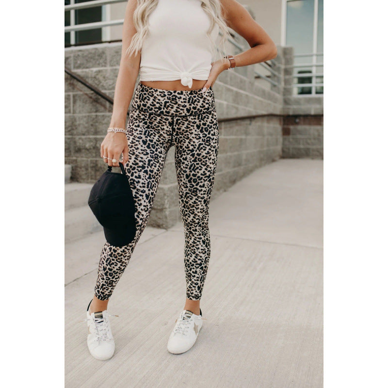 Dame Høj Talje Batik Leggings Stilla